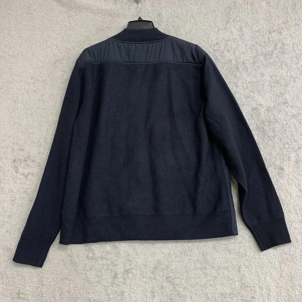 Infinity Linearflex Men's XL Navy Knit & Quilted Full-Zip Jacket G1925